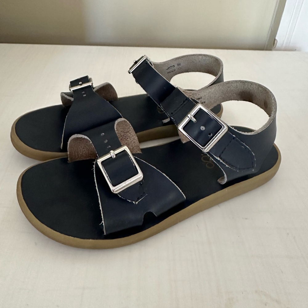 FootMates Kids Eco-Tide Sandals - Navy Micro (12)
